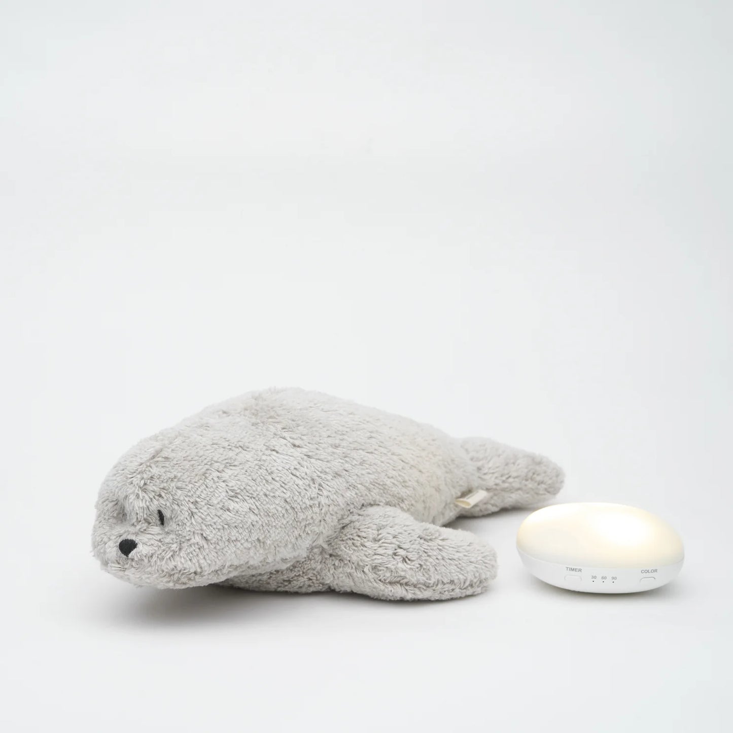 Moonie – Peluche phoque avec sons & lumières - Gris - BB&Co