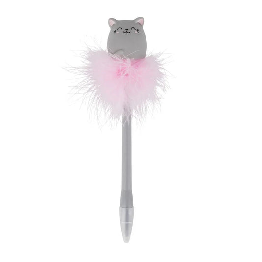 Legami - Stylo à encre gel - Chat lumineux - Bleu