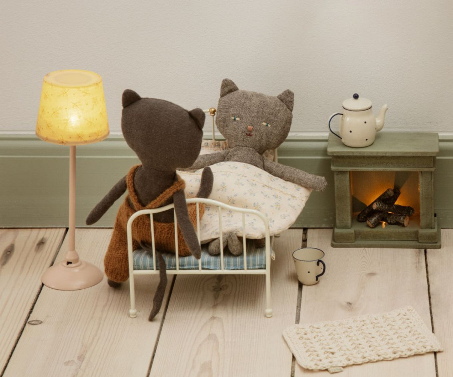 Lampadaire pour souris - Elément miniature Maileg