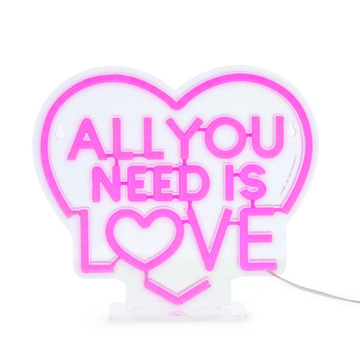 Legami - Lampe LED à Effet Néon - All You Need is Love - It’s a Sign