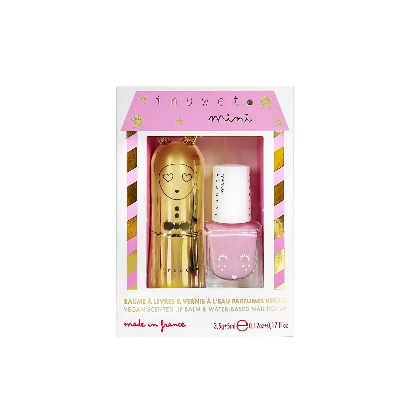 Maison duo baume et vernis Noël - Cheesecake et pastèque - Inuwet