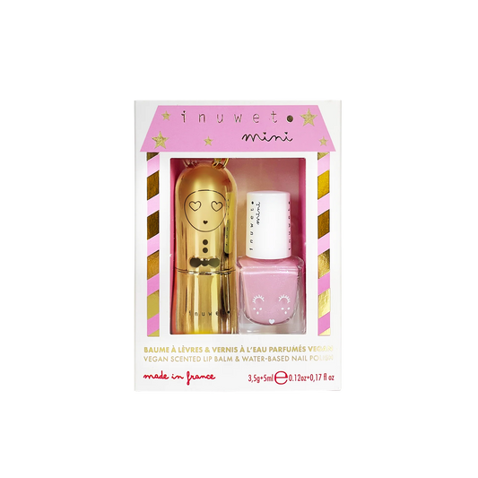 Maison duo baume et vernis Noël - Cheesecake et pastèque - Inuwet