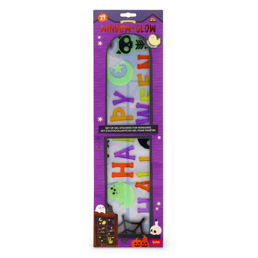 Legami - Autocollants Gel pour Fenêtre Windo-Glow - Halloween