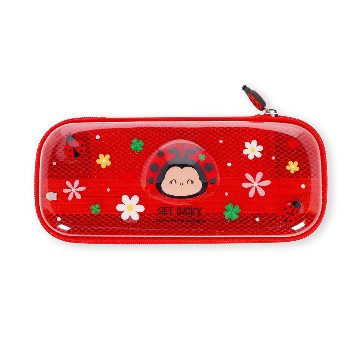 Legami - Trousse Transparente Rigide Ladybug - WonderWow
