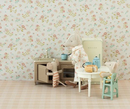 Chaise haute pour bébé souris - Elément miniature Maileg