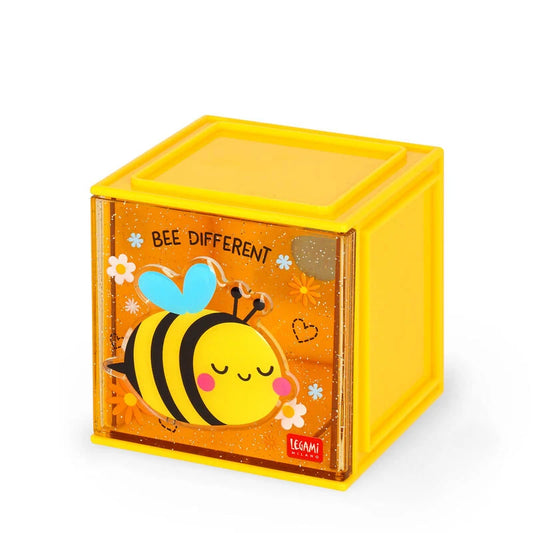 Legami - Boîte empilable de bureau - Abeille Cutie Cube