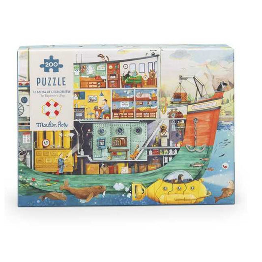 Puzzle - 200 pièces - Le bateau - Moulin Roty