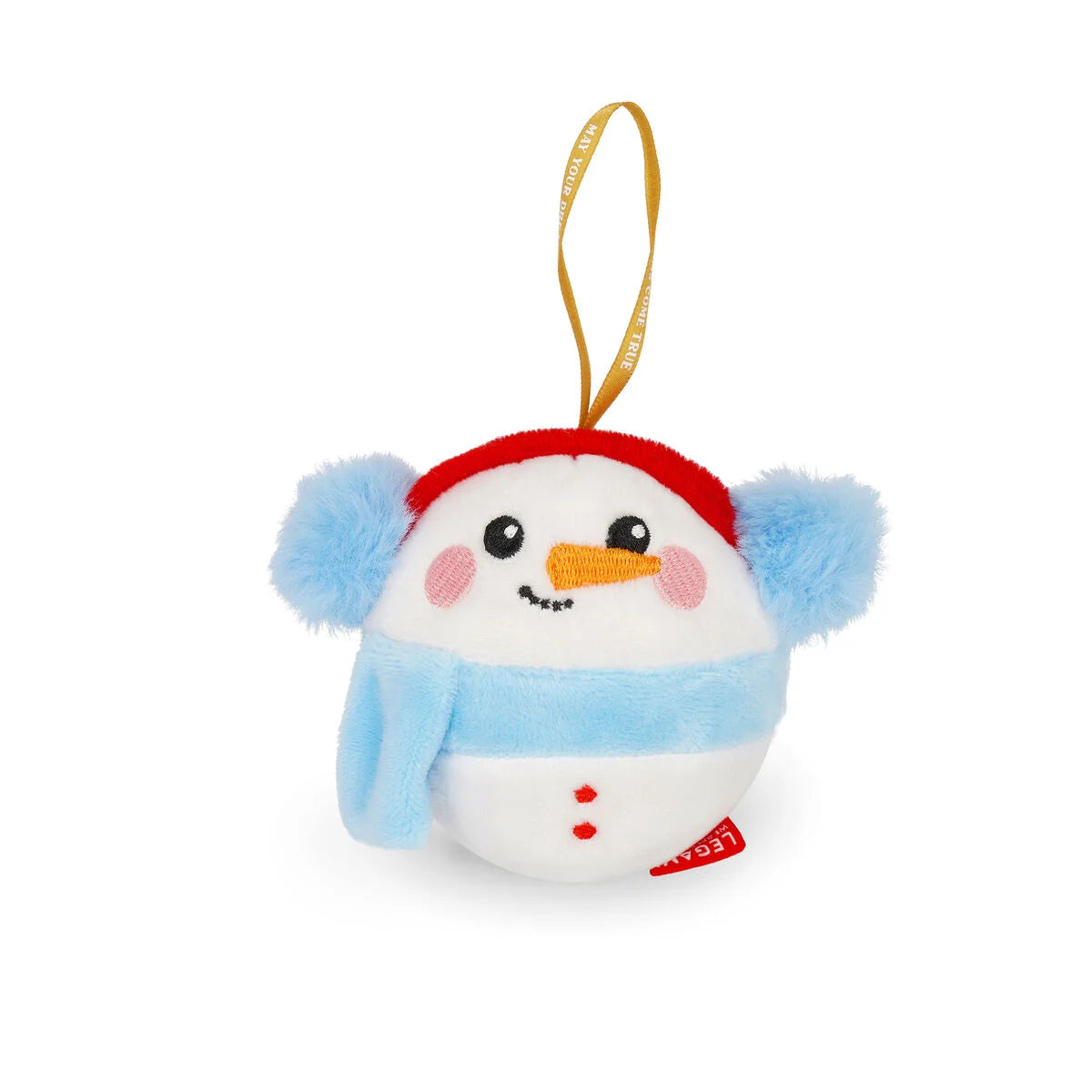 Legami - Décoration de Noël en peluche - Bonhomme de neige