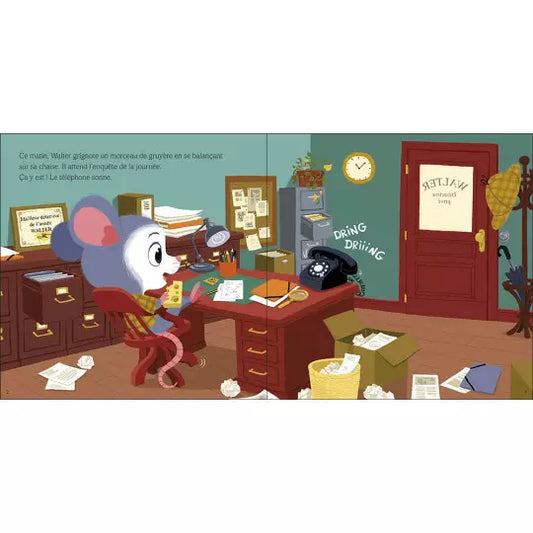 Walter enquête à la bibliothèque