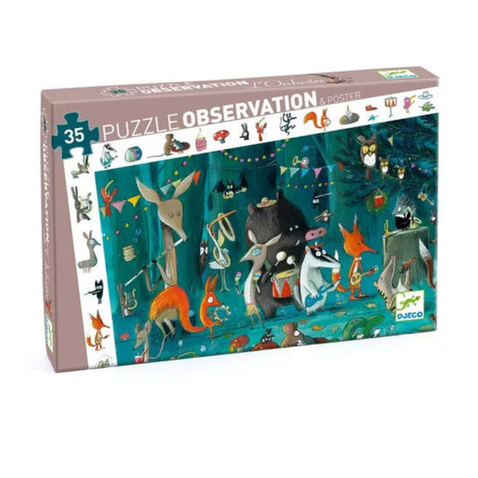 Puzzle d'observation L'orchestre - 35 pièces - Djeco