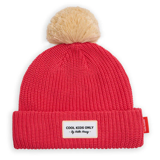 Bonnet - Color Block Framboise - 2-5 ans - Hello Hossy