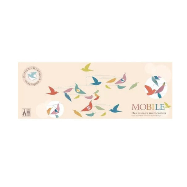 Mobile en papier oiseaux multicolores - Djeco