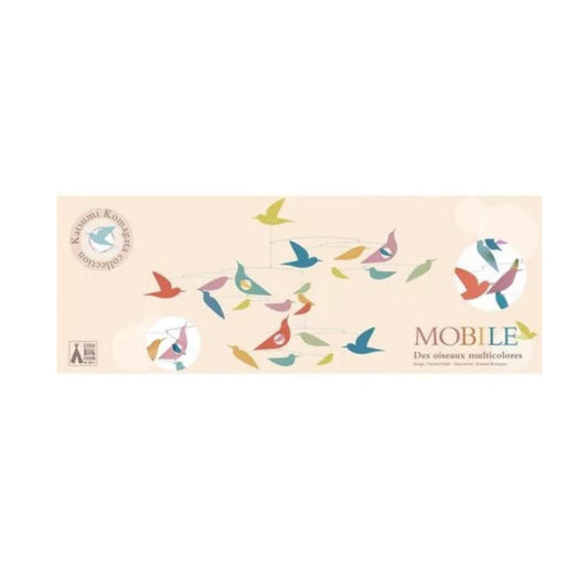 Mobile en papier oiseaux multicolores - Djeco