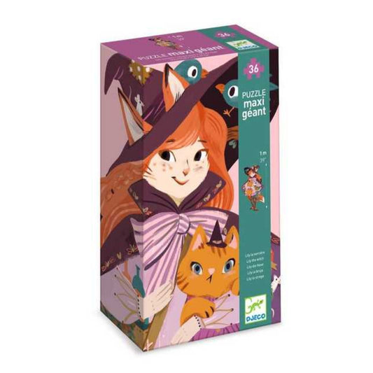 Puzzle géant - Lily la sorcière - 36 pièces - Djeco