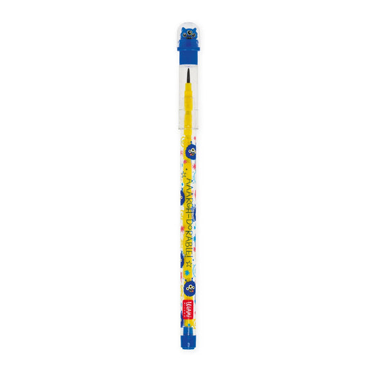 Legami - Crayon à papier empilable avec gomme - Monstre