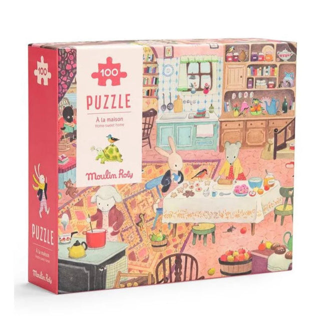 Puzzle d'observation À la maison - 100 pièces - Moulin Roty