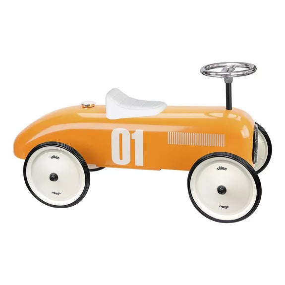 Porteur en métal - Voiture vintage orange - Vilac