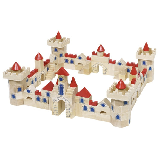 Jeu de construction en bois - Château - Goki