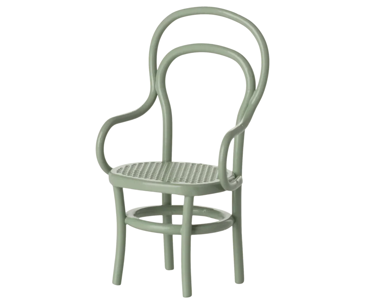 Chaise vintage menthe - Elément miniature Maileg
