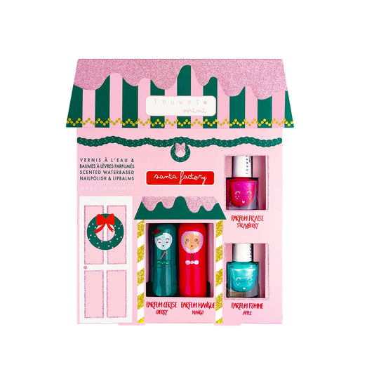 Coffret Charlotte House - 2 baumes lèvres et 2 vernis enfant - Inuwet