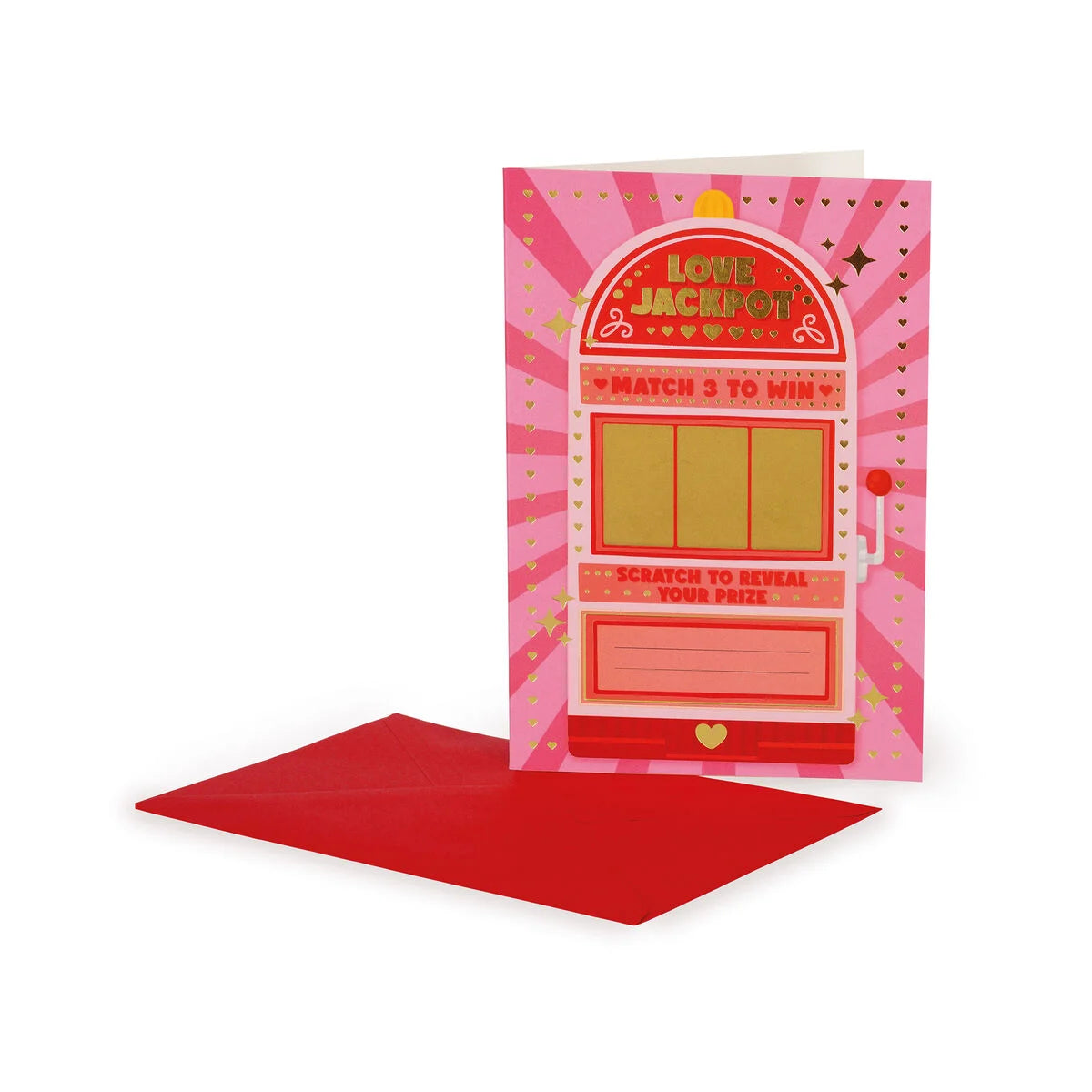 Legami - Carte de Vœux à Gratter - Love Jackpot
