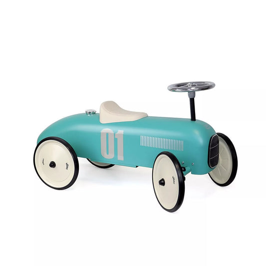 Porteur en métal - Voiture vintage aqua - Vilac