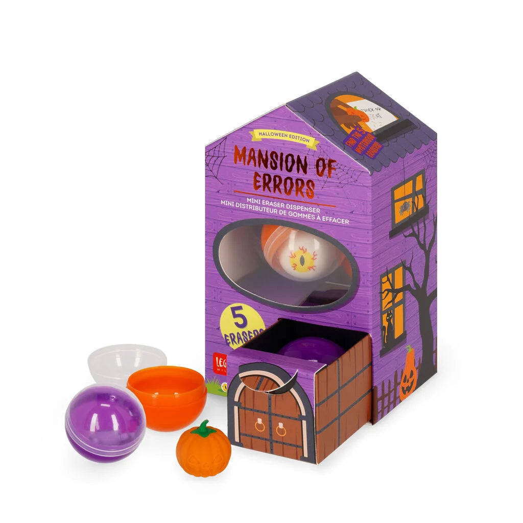 Legami - Mini Distributeur de Gommes - Mansion of Errors - Halloween