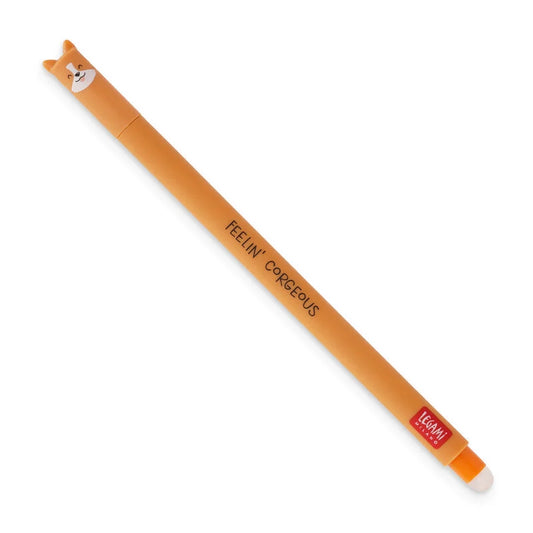 Legami - Stylo à encre gel effaçable - Corgi