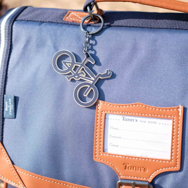 Tann's x Cyrillus - Cartable Clément bleu - 38cm