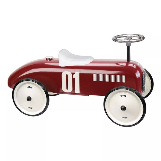 Porteur en métal - Voiture vintage bordeaux - Vilac