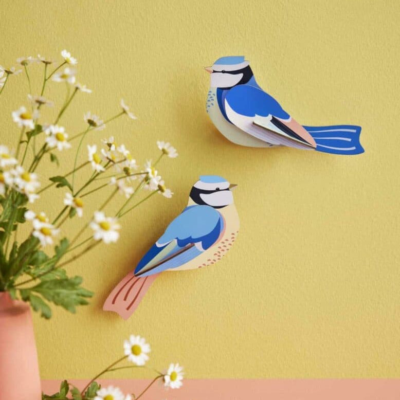 Maquette à construire - Oiseaux du jardin - Mésanges bleues  - Studio Roof