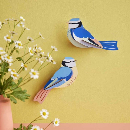 Maquette à construire - Oiseaux du jardin - Mésanges bleues  - Studio Roof