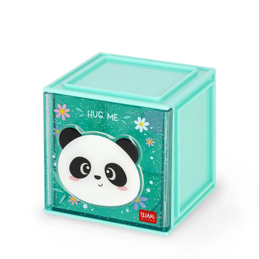 Legami - Boîte empilable de bureau - Panda Cutie Cube