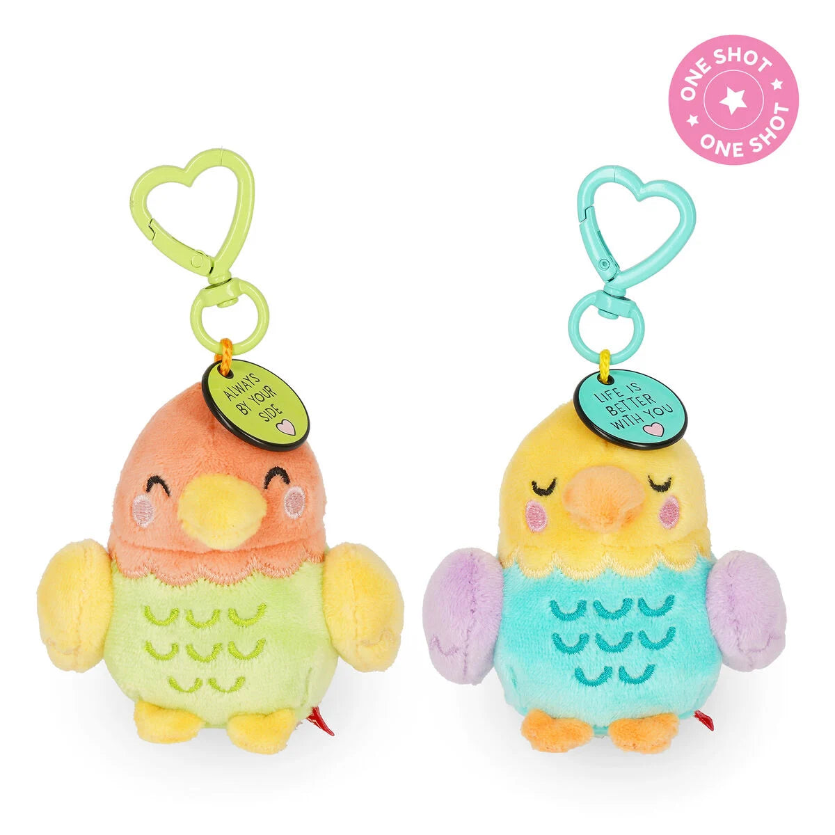 Legami - 2 Porte-clés avec peluche - Super Soft! - Tiny