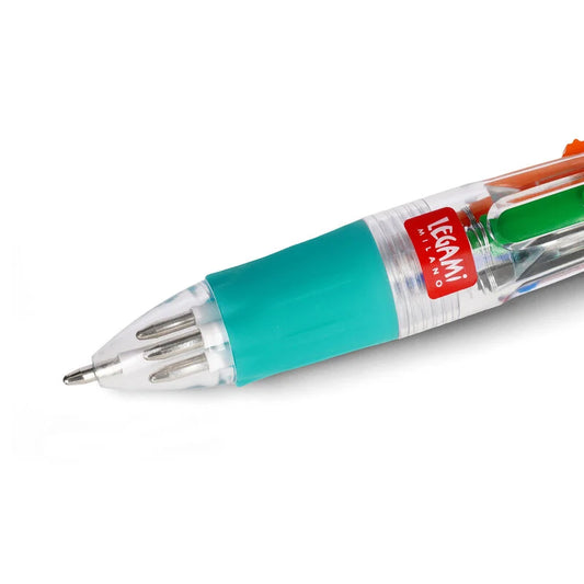 Legami - Mini stylo à bille 4 couleurs - Dino