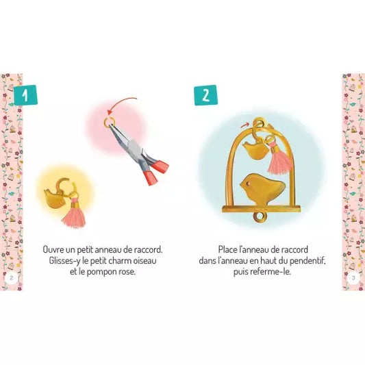 Mon joli collier oiseau de paradis - Coffret DIY - Auzou