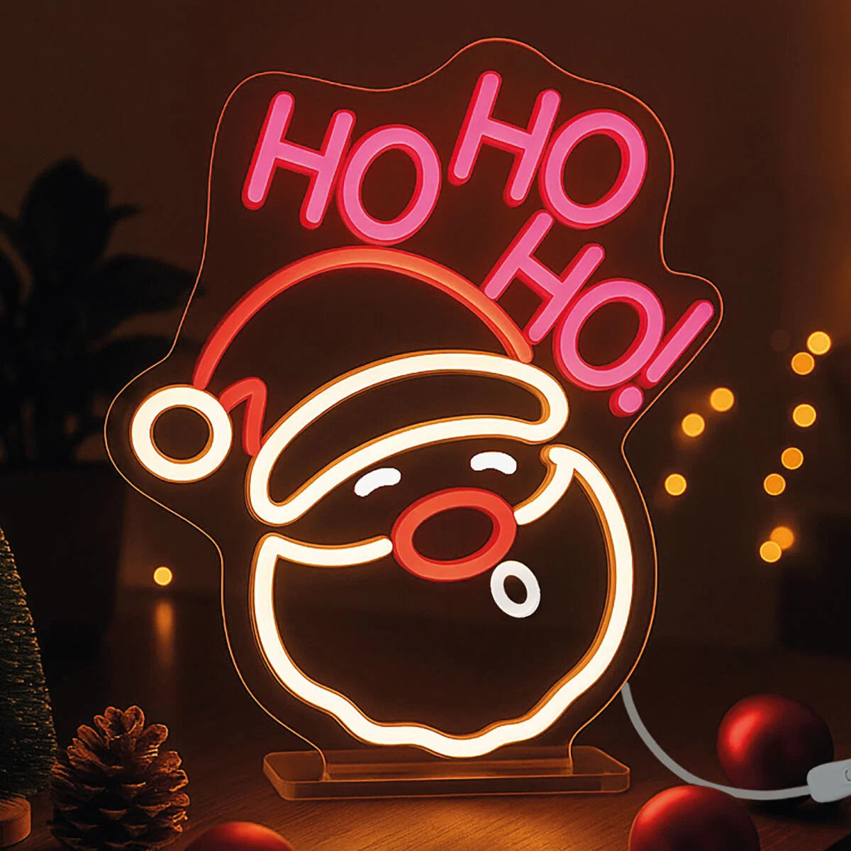 Legami - Lampe LED à Effet Néon - Santa Claus - It’s a Sign