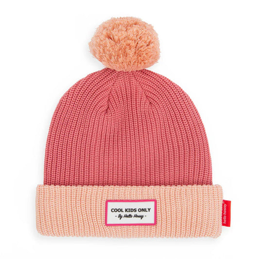 Bonnet - Color Block Blush- 2-5 ans - Hello Hossy