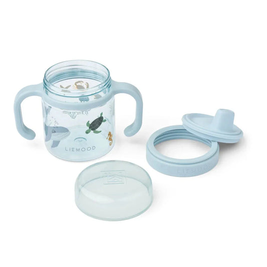 Liewood - Tasse à bec en tritan - Animaux Marins