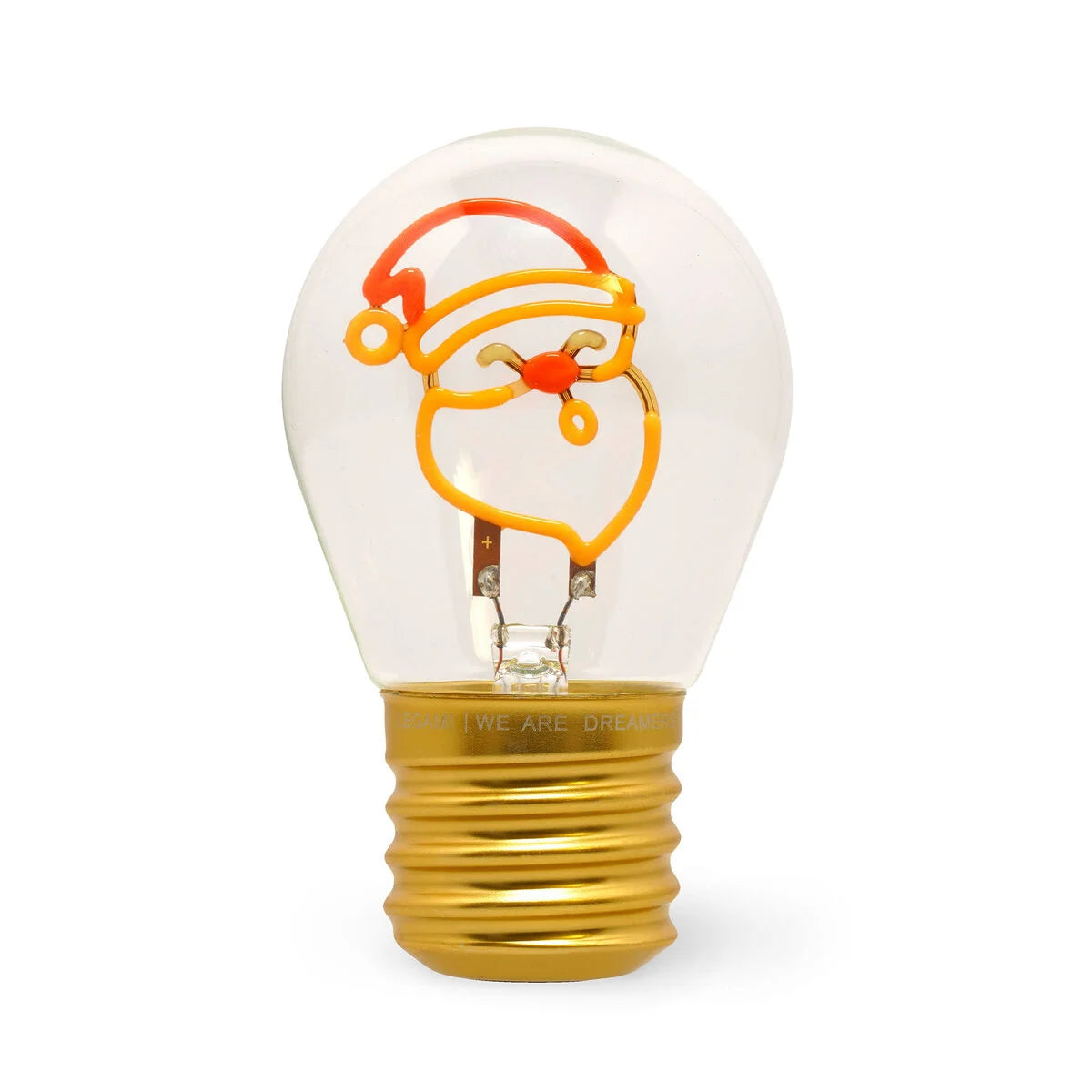 Legami - Lampe Décorative de Table en Forme d’Ampoule - Santa Claus - Bulb Fiction