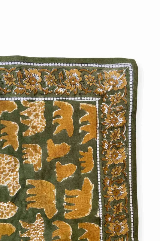Petit Foulard Manika - Ours kaki - Apaches