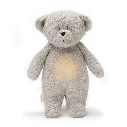 Moonie – Peluche ourson avec sons & lumières - Gris - BB&Co