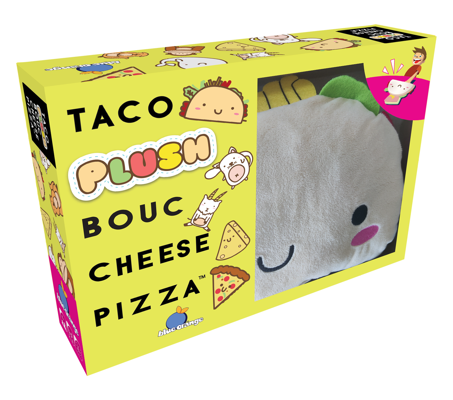 Taco Plush Bouc Cheese Pizza - Blue Orange