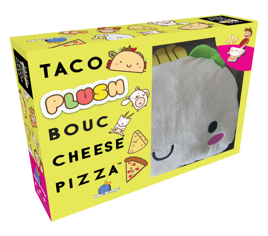 Taco Plush Bouc Cheese Pizza - Blue Orange