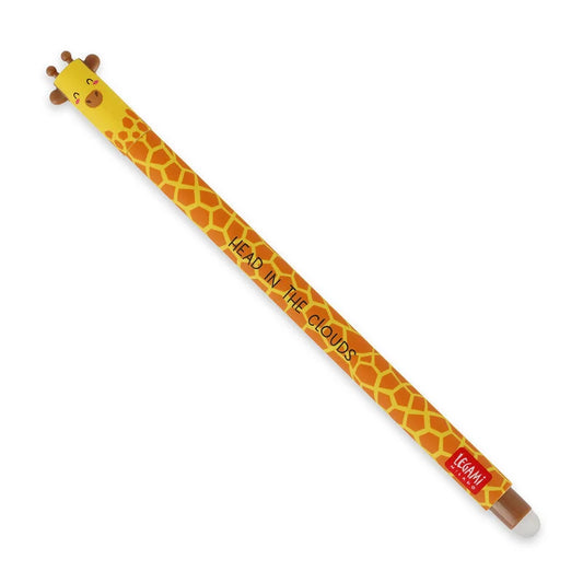 Legami - Stylo à encre gel effaçable - Girafe
