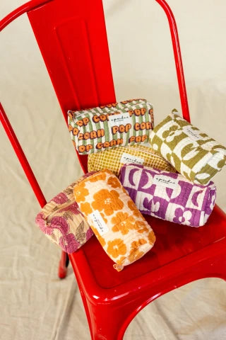 Trousse en tissus Opal - Damier Tobacco - Apaches
