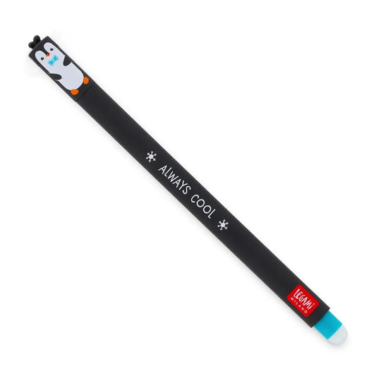 Legami - Stylo à encre gel effaçable - Pingouin