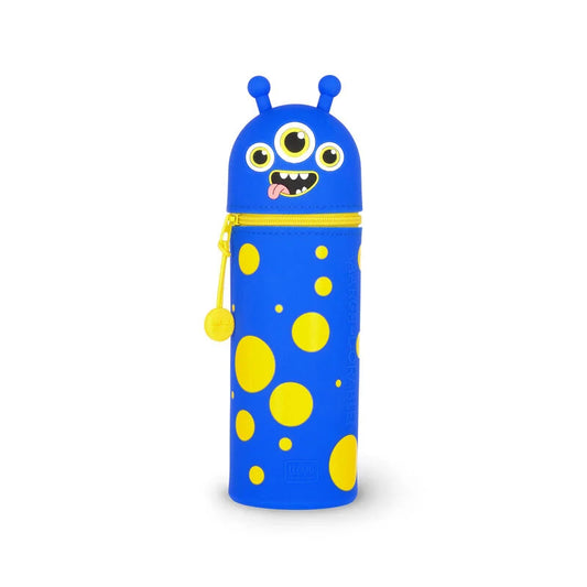 Legami - Trousse 2-en-1 ronde en silicone - Monstre