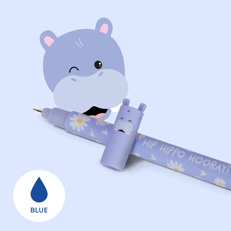 Legami - Stylo à encre gel effaçable - Hippo