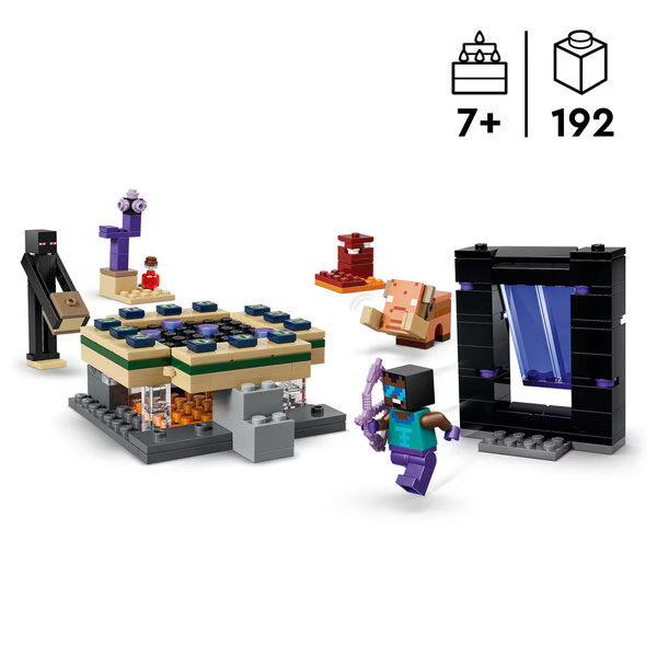 LEGO - Minecraft - Voyage à travers les Portails du Nether et de l’Ender